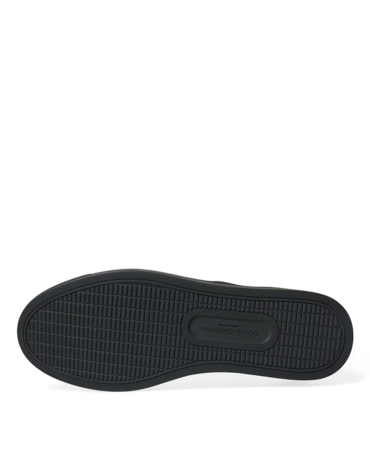 Dolce &amp; Gabbana Braune Sneakers aus Ponyhaarleder mit Leopardenmuster