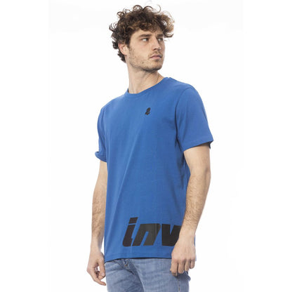 Invicta Blaues Baumwoll-T-Shirt für Herren