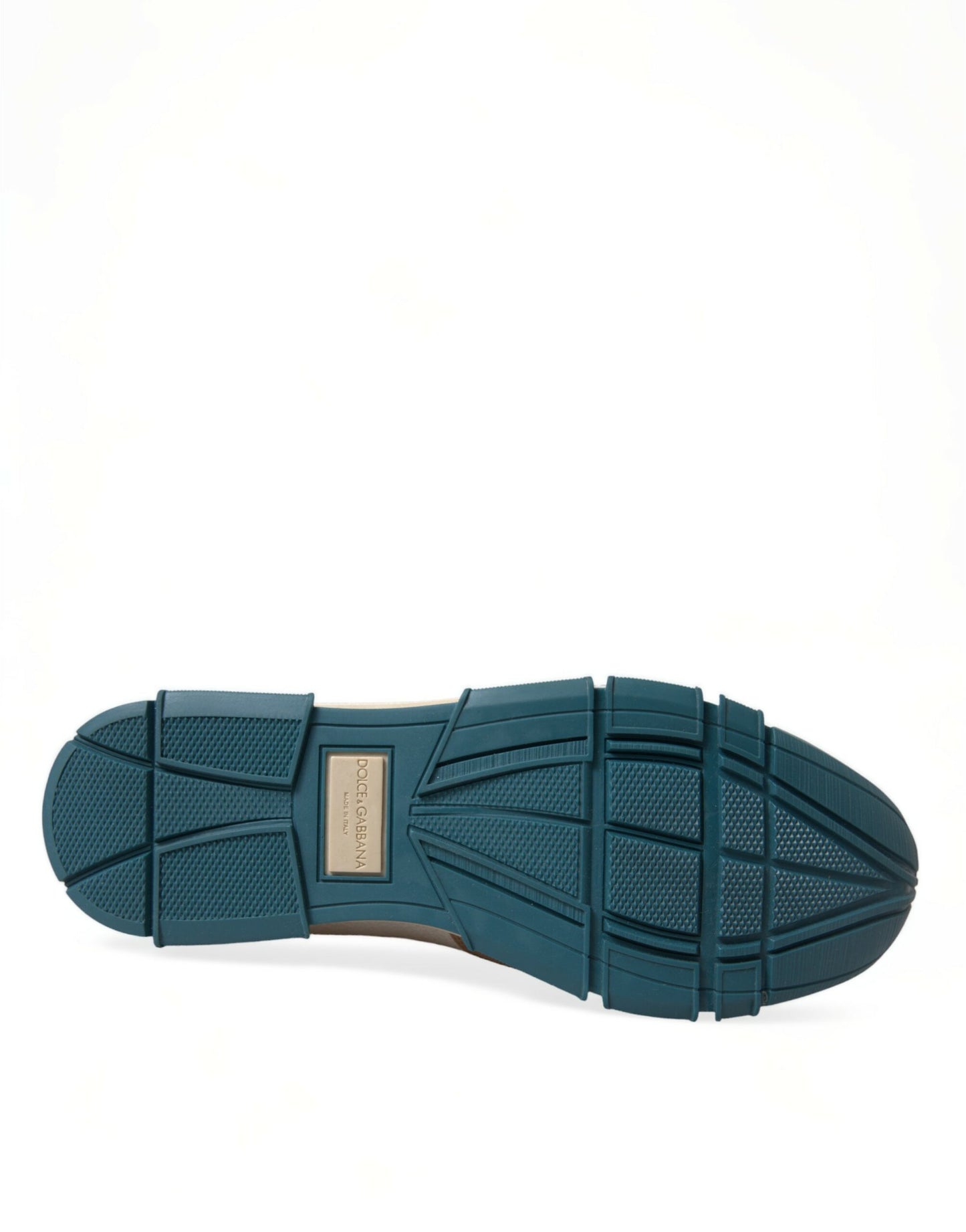 Dolce &amp; Gabbana – Slipper aus weißem und braunem Leder für Herren