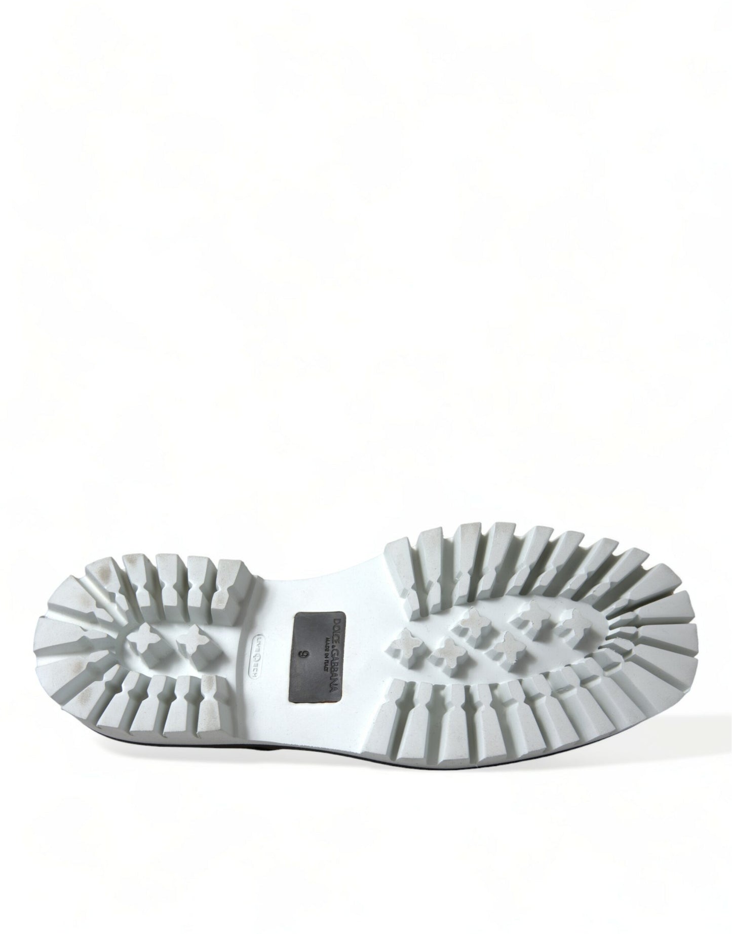 Dolce &amp; Gabbana – Derby-Schnürschuhe aus schwarzem und weißem Leder