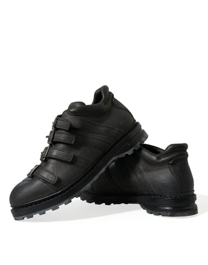 Dolce &amp; Gabbana Herren Stiefeletten mit schwarzem Lederband