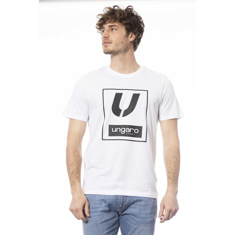 Ungaro Sport Weißes Baumwoll-T-Shirt für Herren