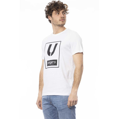 Ungaro Sport Weißes Baumwoll-T-Shirt für Herren