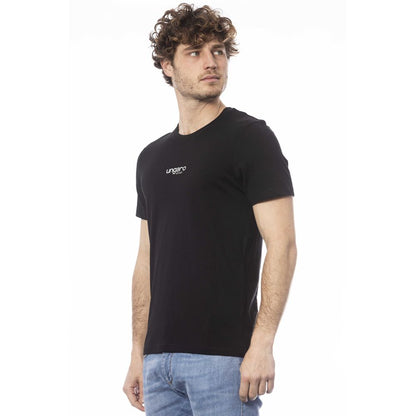 Ungaro Sport Schwarzes Herren-T-Shirt aus Baumwolle