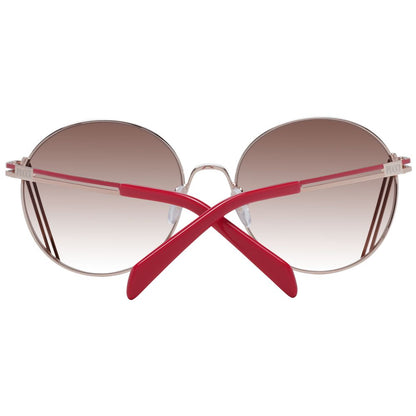 Emilio Pucci Roségold Damen Sonnenbrille