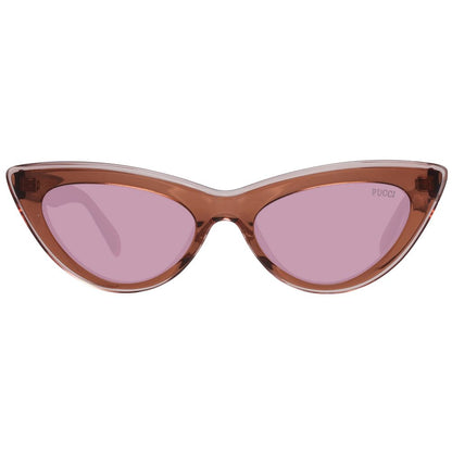Emilio Pucci Sonnenbrille aus braunem Kunststoff