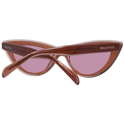 Emilio Pucci Sonnenbrille aus braunem Kunststoff