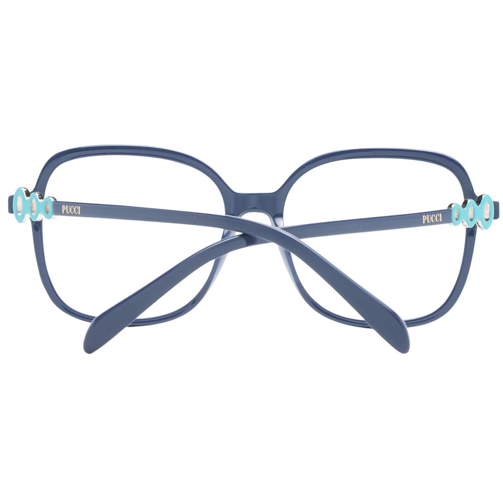Emilio Pucci Blaue Damen-Brillenfassung