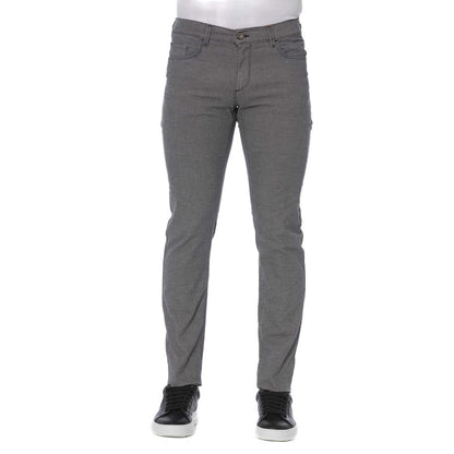 Trussardi Jeans Graue Baumwollhose für Herren
