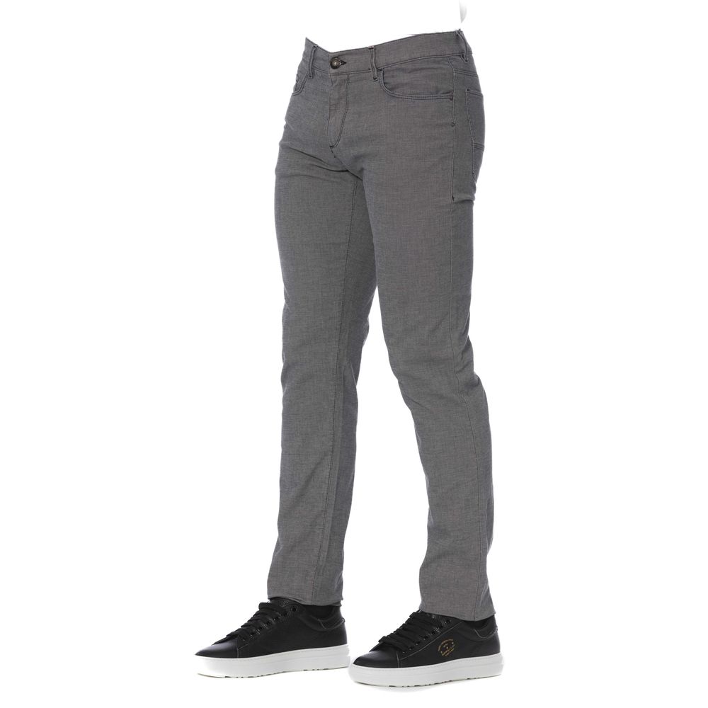 Trussardi Jeans Graue Baumwollhose für Herren