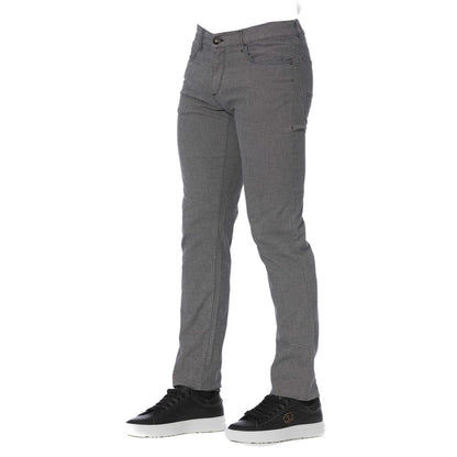 Trussardi Jeans Graue Baumwollhose für Herren
