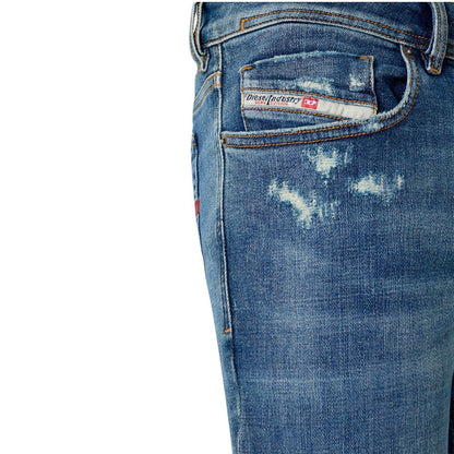 Diesel Herren Skinny Jeans aus Baumwolle, Blau
