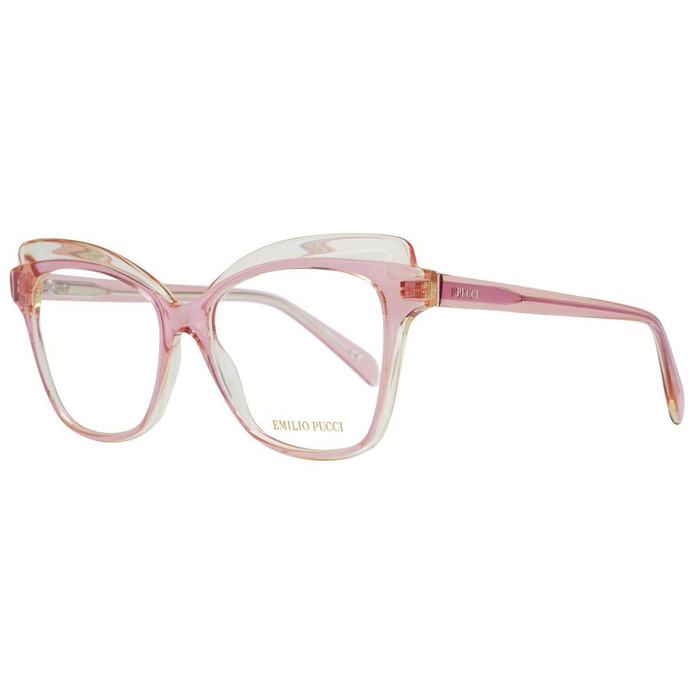Emilio Pucci Pinkfarbene Kunststoffbrille (Gestell)