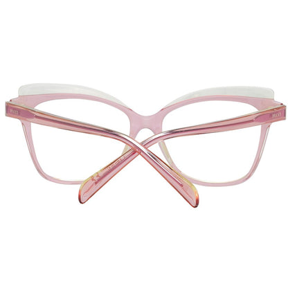 Emilio Pucci Pinkfarbene Kunststoffbrille (Gestell)