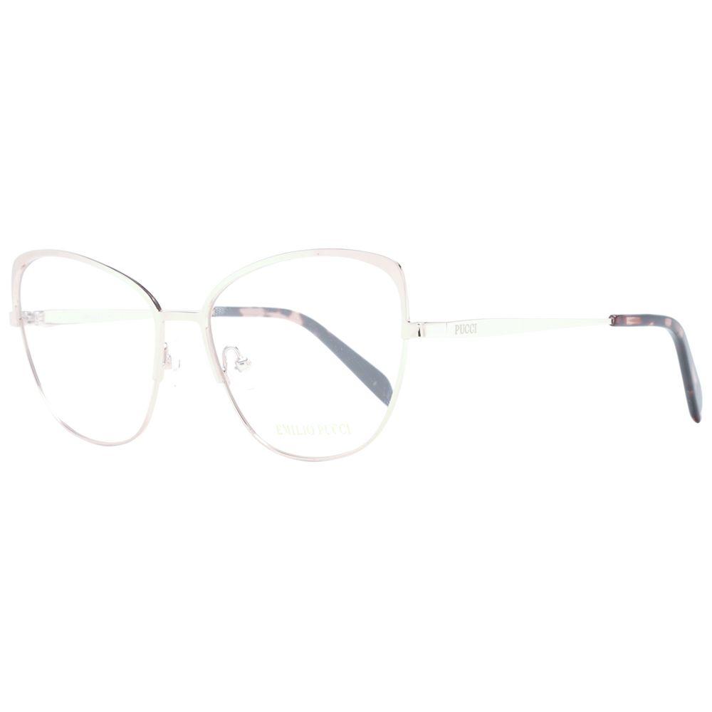Emilio Pucci Brille (Gestell) aus roségoldfarbenem Metall