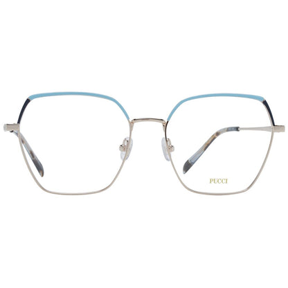 Emilio Pucci Goldfarbene Metallbrille (Gestell)