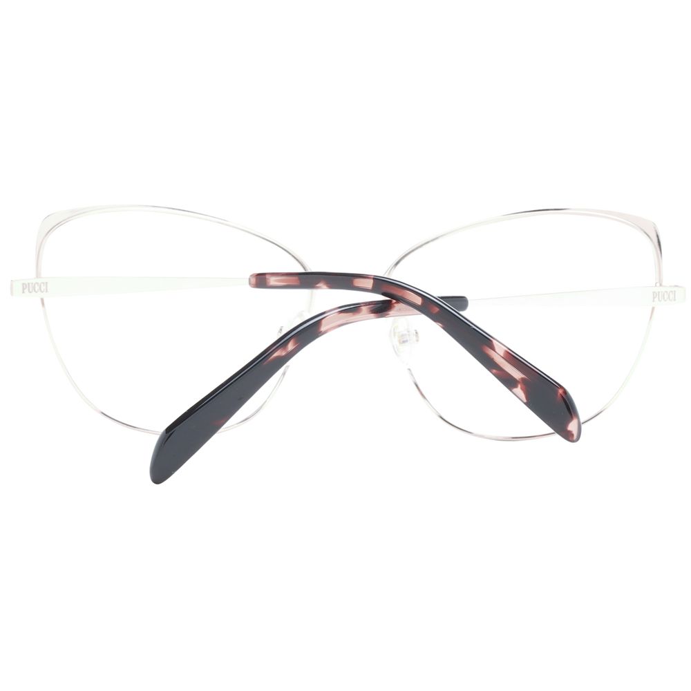 Emilio Pucci Brille (Gestell) aus roségoldfarbenem Metall