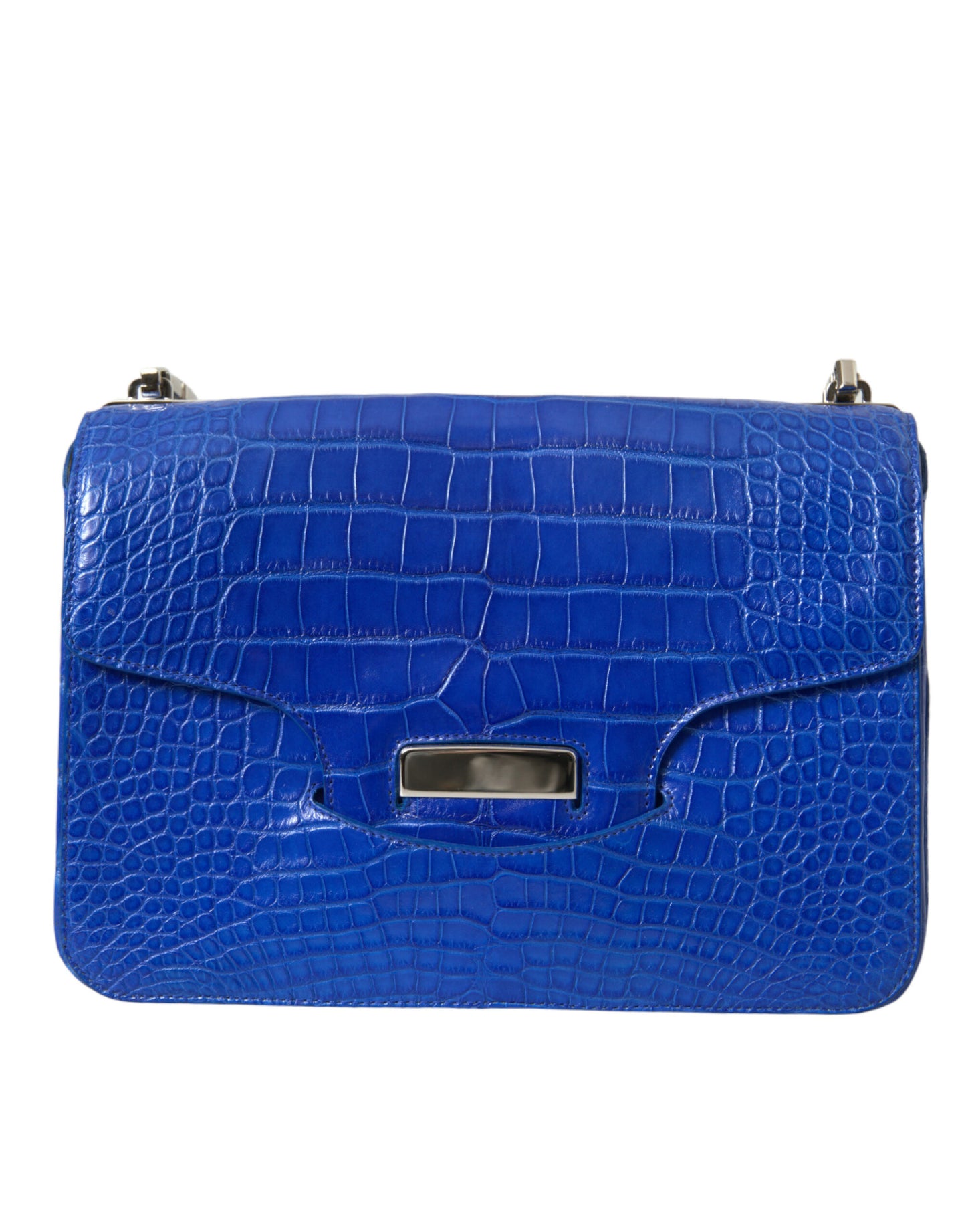 Balenciaga – Neo Classic – Kleine Umhängetasche aus exotischem Leder in Blau