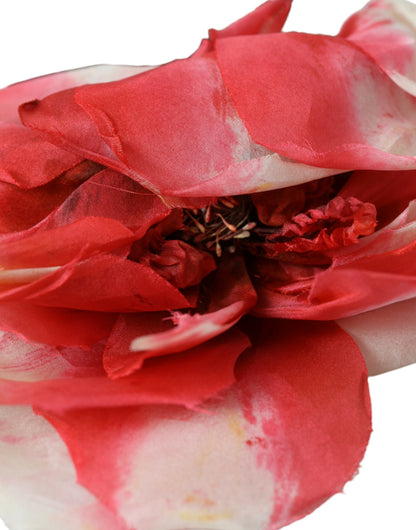 Dolce &amp; Gabbana Multicolor Floral Applique Seide Damen Stirnband Diadem