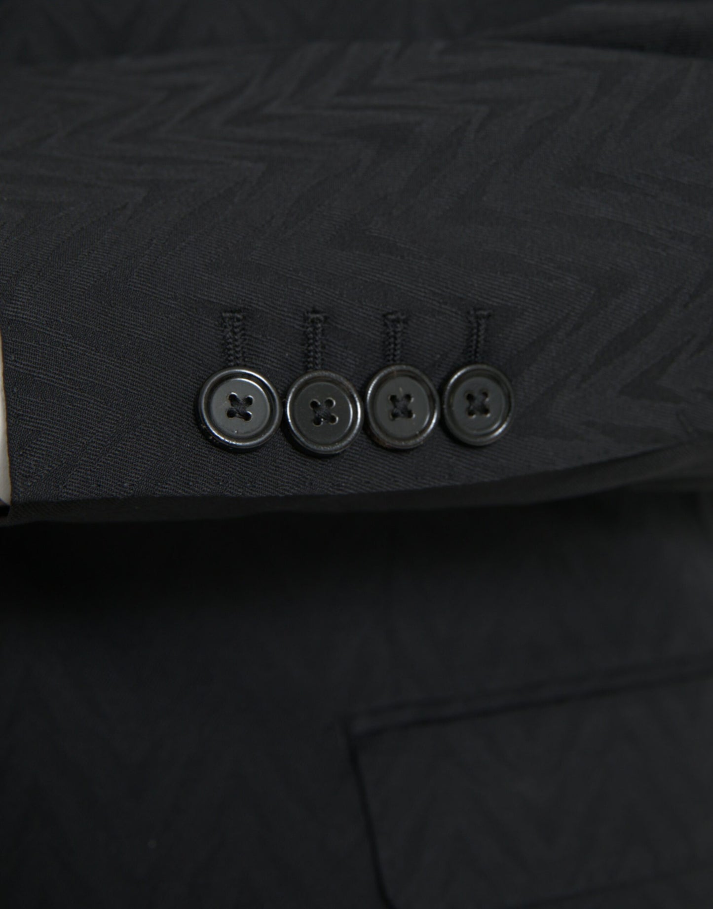 Dolce &amp; Gabbana Schwarzer MARTINI Slim Fit Jacke Mantel Blazer