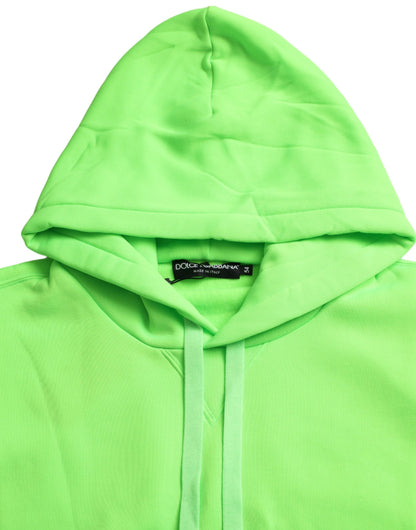Dolce &amp; Gabbana Neongrüner Kapuzenpullover