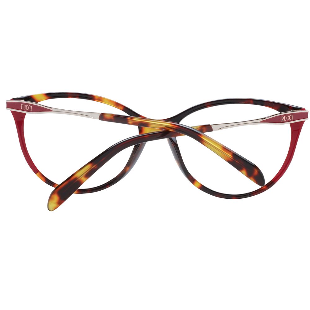 Emilio Pucci Rote Damen-Brillenfassung