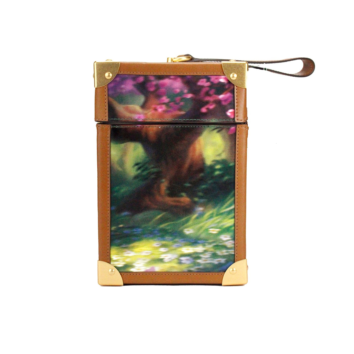 Kate Spade Disney Bambi 3D-Kofferraum bedruckte PVC-Clutch-Handtasche mit Tragegriff