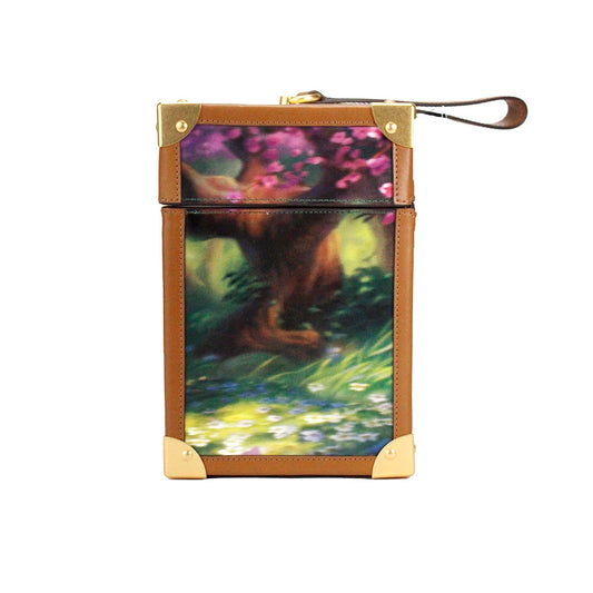 Kate Spade Disney Bambi 3D-Kofferraum bedruckte PVC-Clutch-Handtasche mit Tragegriff