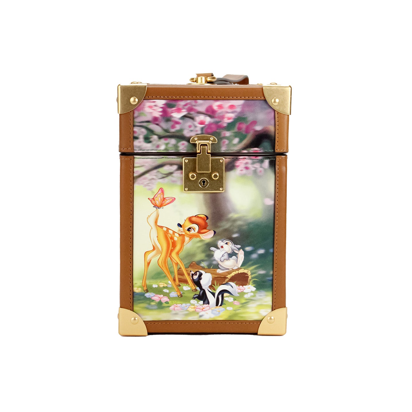Kate Spade Disney Bambi 3D-Kofferraum bedruckte PVC-Clutch-Handtasche mit Tragegriff
