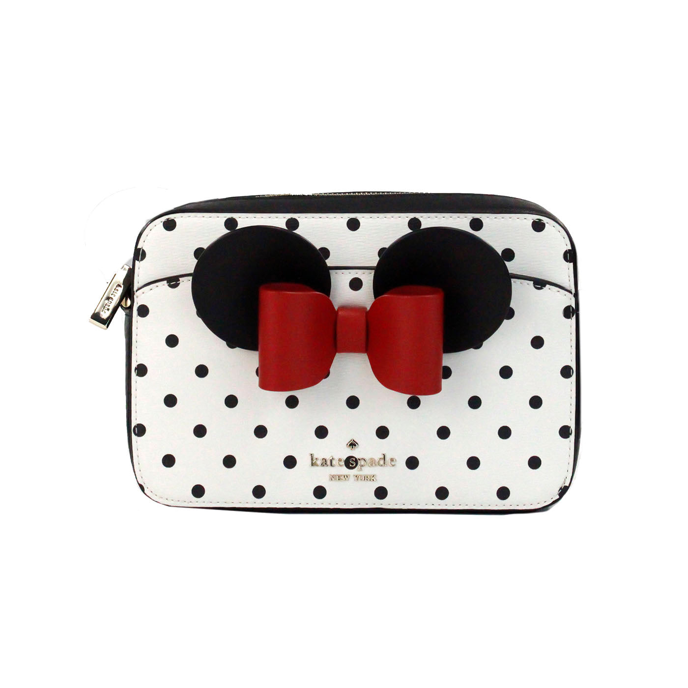 Kate Spade – Disney Minnie Mouse – Kamera-Umhängetasche aus PVC mit Punktemuster