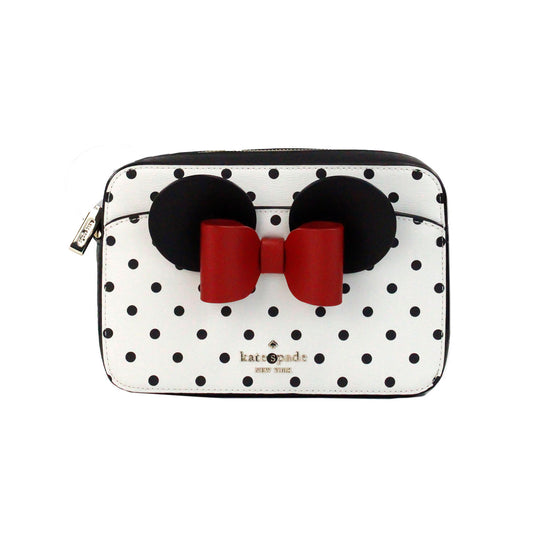 Kate Spade – Disney Minnie Mouse – Kamera-Umhängetasche aus PVC mit Punktemuster