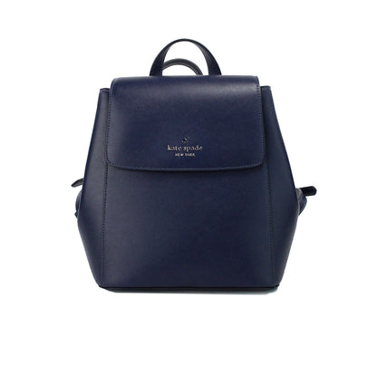Kate Spade – Madison – Mittelgroßer Schulterrucksack aus Saffiano-Leder mit Klappe, Marineblau