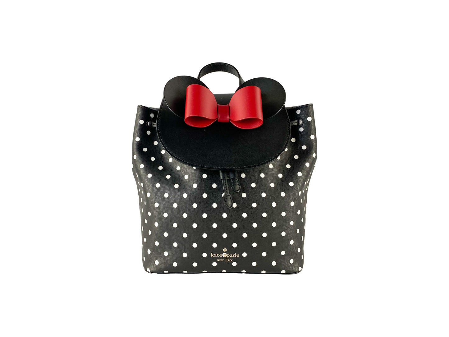 Kate Spade Disney Minnie Mouse Mittelgroßer Lederrucksack Büchertasche