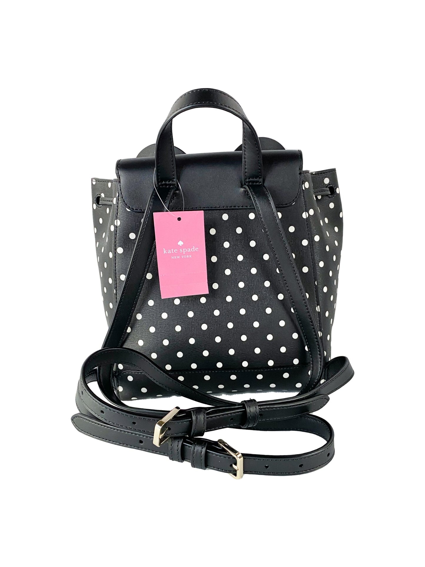 Kate Spade Disney Minnie Mouse Mittelgroßer Lederrucksack Büchertasche