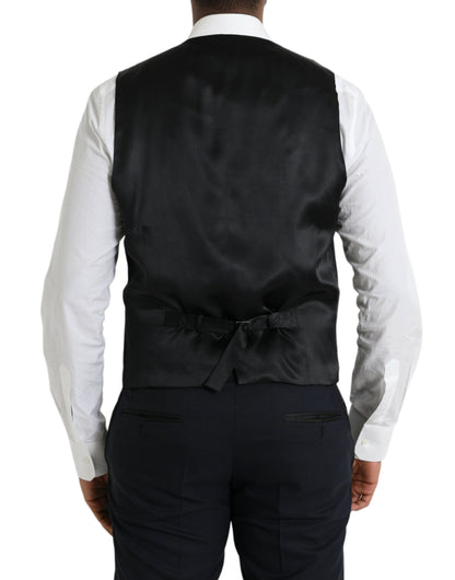 Dolce &amp; Gabbana – Dunkelblauer MARTINI-Anzug aus Wolle, dreiteilig