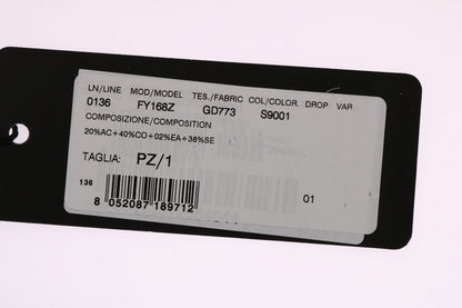 Dolce &amp; Gabbana Haarklammer aus grauer Seide und schwarzer Spitze