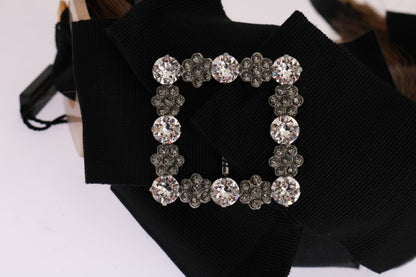 Dolce &amp; Gabbana Haarreif in Braun mit durchsichtigem Kristall