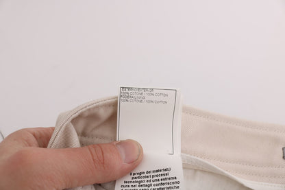 Weiße Slim-Fit-Freizeitjeans von Ermanno Scervino