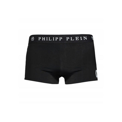 Philipp Plein Schwarze Polyamid-Bademode für Herren
