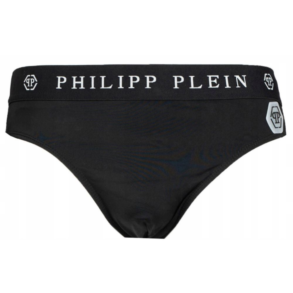 Philipp Plein Schwarze Polyamid-Bademode für Herren