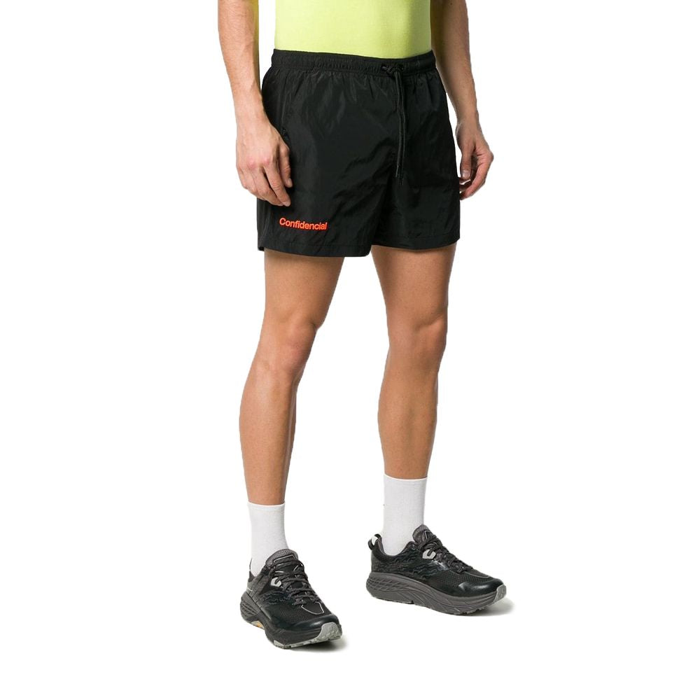 Marcelo Burlon Schwarze Polyamid-Bademode für Herren