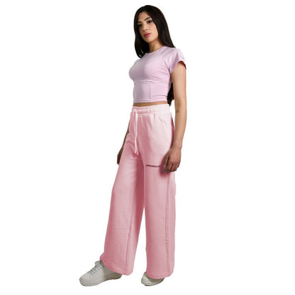 Hinnominate Rosa Palazzo-Hose aus Baumwolle für Damen