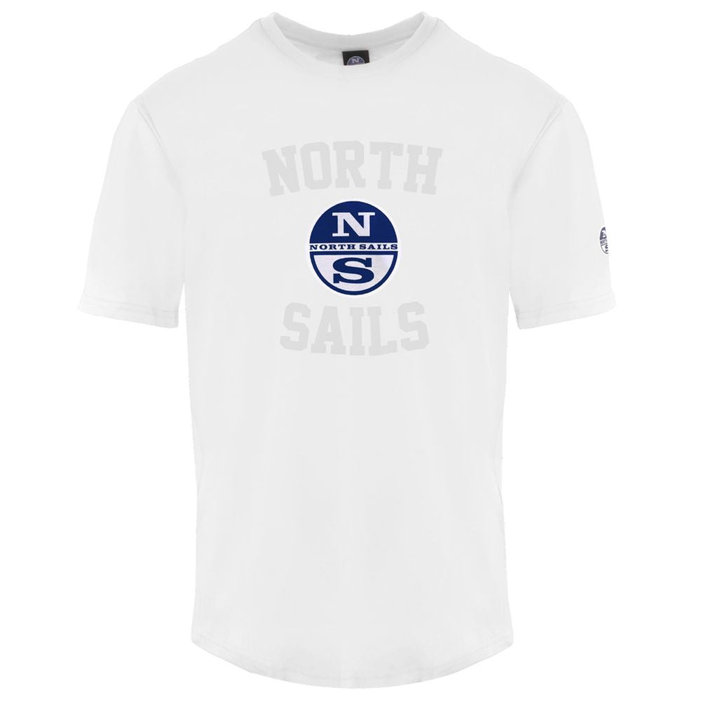 North Sails Herren-T-Shirt aus weißer Baumwolle