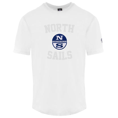 North Sails Herren-T-Shirt aus weißer Baumwolle