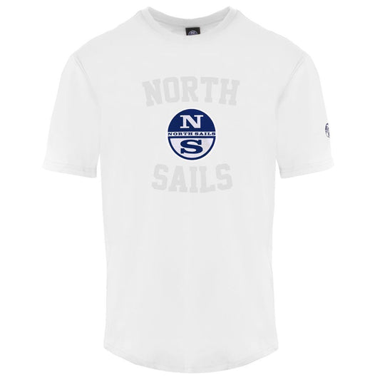 North Sails Herren-T-Shirt aus weißer Baumwolle