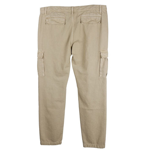 Comme Des Fuckdown Beige Cotton Men Pants