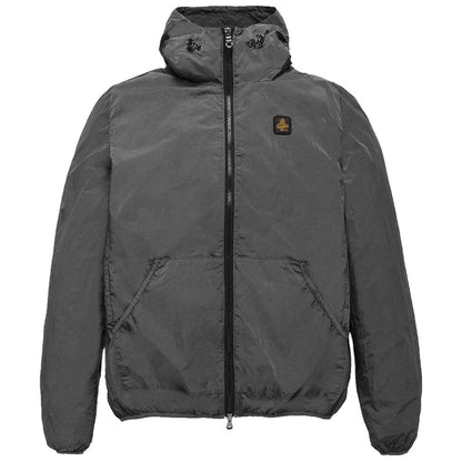 Refrigiwear Graue Nylon-Herrenjacke