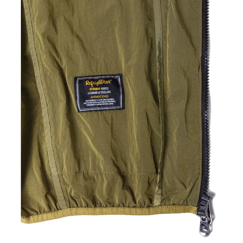 Refrigiwear Grüne Nylon Herrenjacke