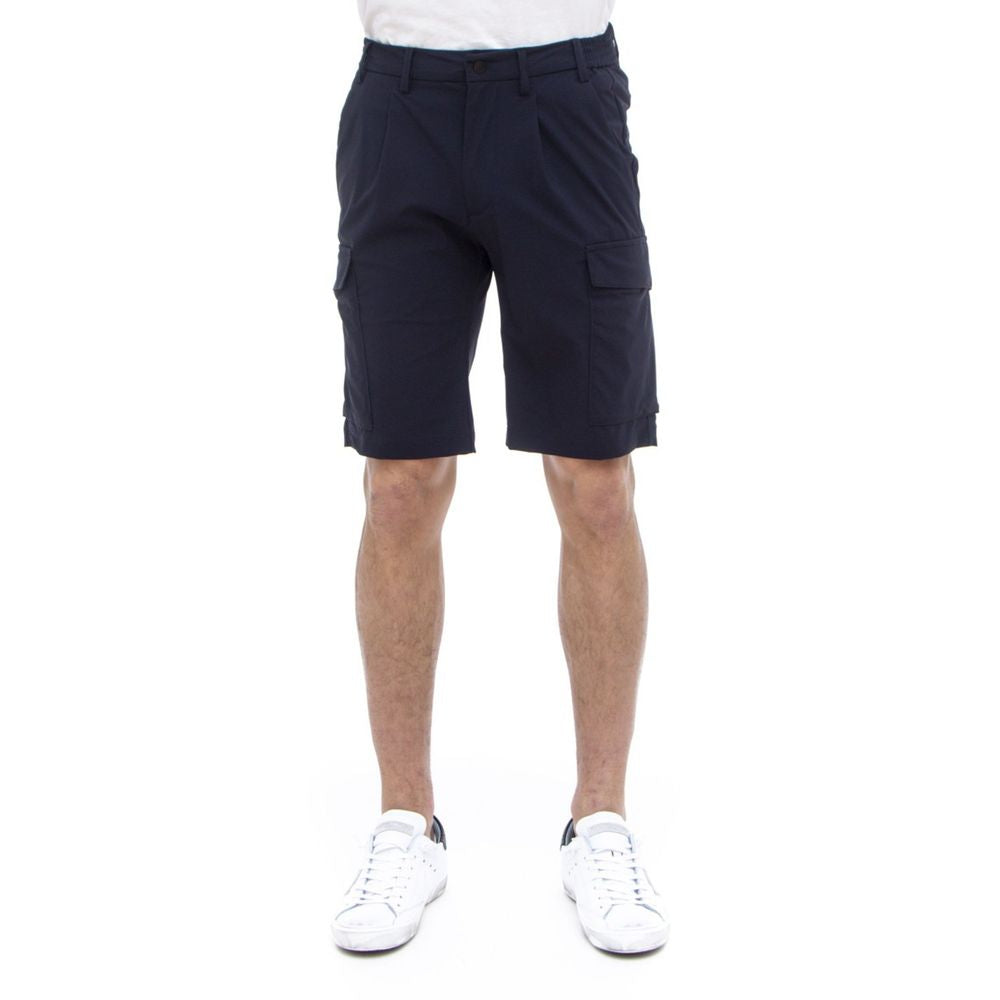 People Of Shibuya – Elegante Bermudashorts aus Stretch-Tech