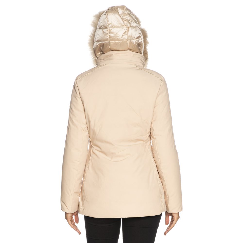 Yes Zee Beige Polyamid Damenjacke